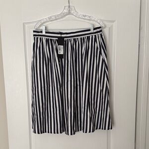 Mikarose Black and White A-Line Skirt